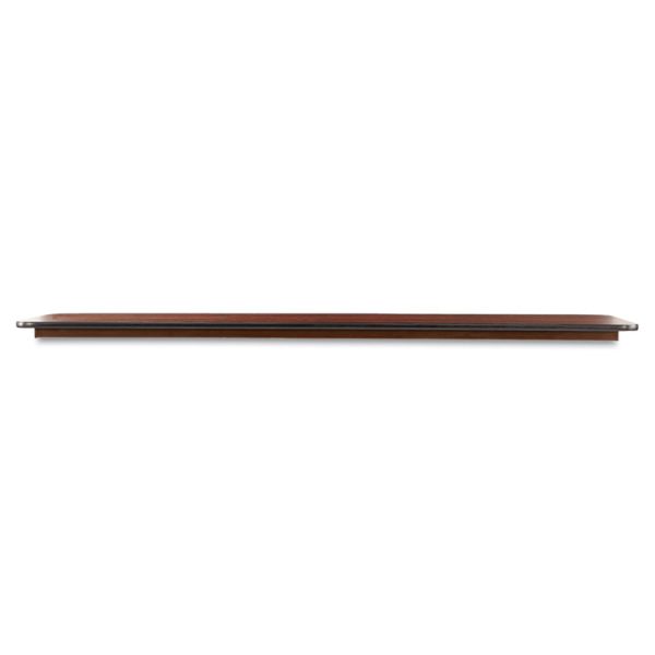 Wood Folding Table, Rectangular, 71.88w X 17.75d X 29.13h, Mahogany - Image 3