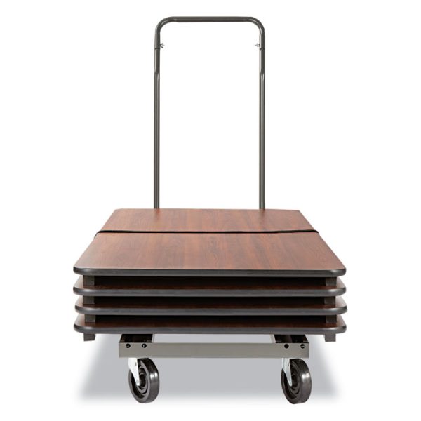 Chair/Table Cart, Metal, 600 lb Capacity, 20.86" x 50.78" to 72.04" x 43.3", Black - Image 7