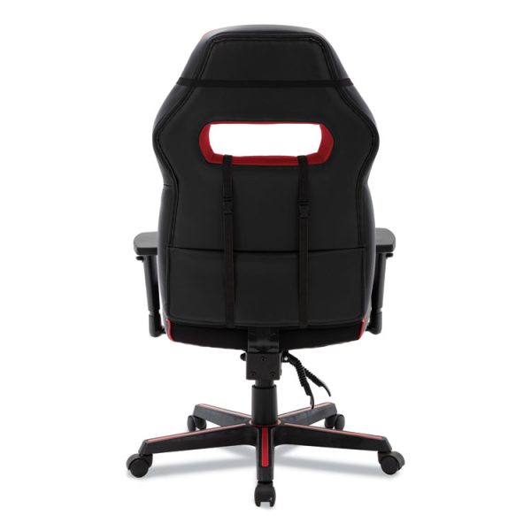 Racing Style Ergonomic Gaming Chair, Supports 275 Lb, 15.91" To 19.8" Seat Height, Black/red Trim Seat/back, Black/red Base - Image 6
