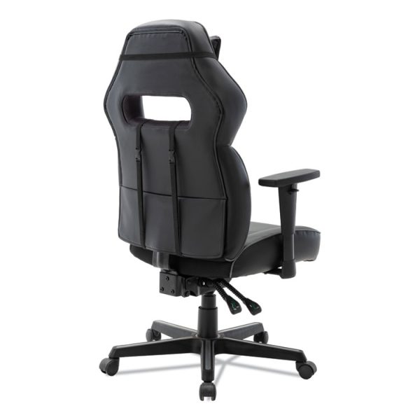 Racing Style Ergonomic Gaming Chair, Supports 275 Lb, 15.91" To 19.8" Seat Height, Black/gray Trim Seat/back, Black/gray Base - Image 5