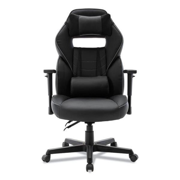 Racing Style Ergonomic Gaming Chair, Supports 275 Lb, 15.91" To 19.8" Seat Height, Black/gray Trim Seat/back, Black/gray Base - Image 2