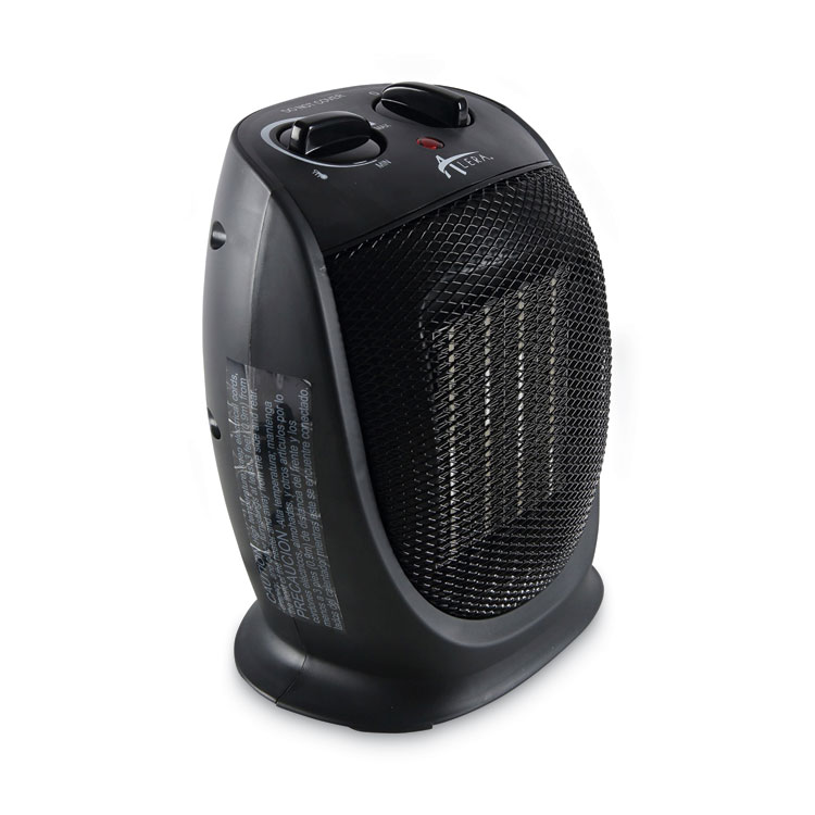 Ceramic Heater, 1,500 W, 7.12 x 5.87 x 8.75, Black - Image 6