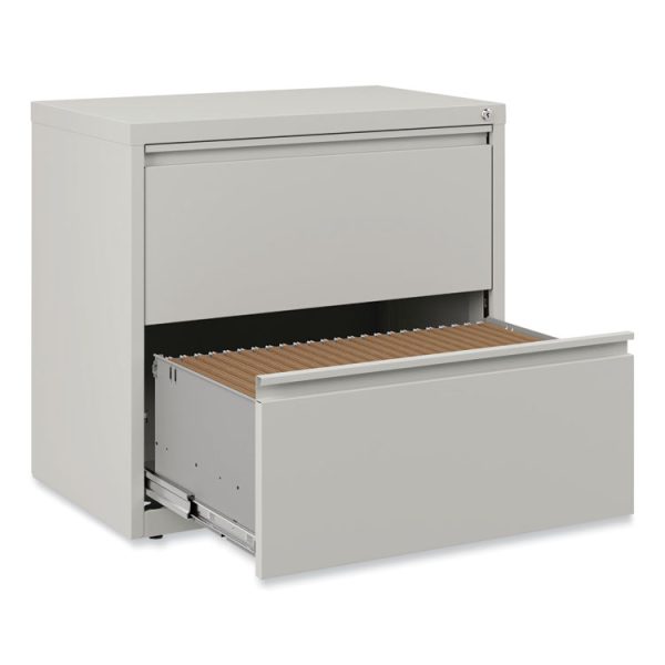 Lateral File, 2 Legal/Letter-Size File Drawers, Light Gray, 36" x 18.63" x 28" - Image 4