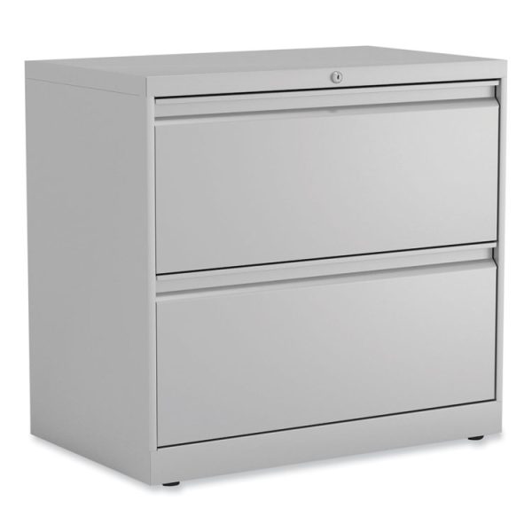 Lateral File, 2 Legal/Letter-Size File Drawers, Light Gray, 36" x 18.63" x 28" - Image 5