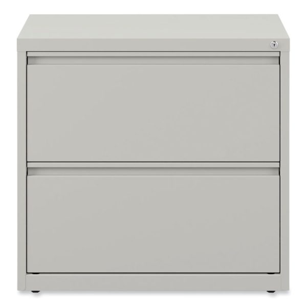 Lateral File, 2 Legal/Letter-Size File Drawers, Light Gray, 36" x 18.63" x 28"