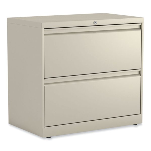 Lateral File, 2 Legal/Letter-Size File Drawers, Putty, 30" x 18.63" x 28" - Image 2