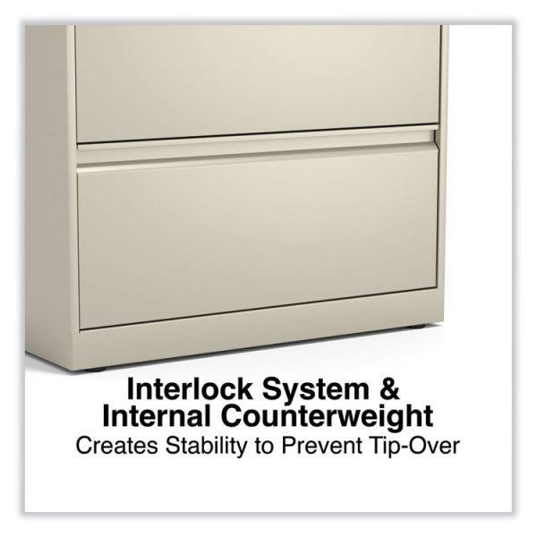 Lateral File, 2 Legal/Letter-Size File Drawers, Putty, 30" x 18.63" x 28" - Image 10