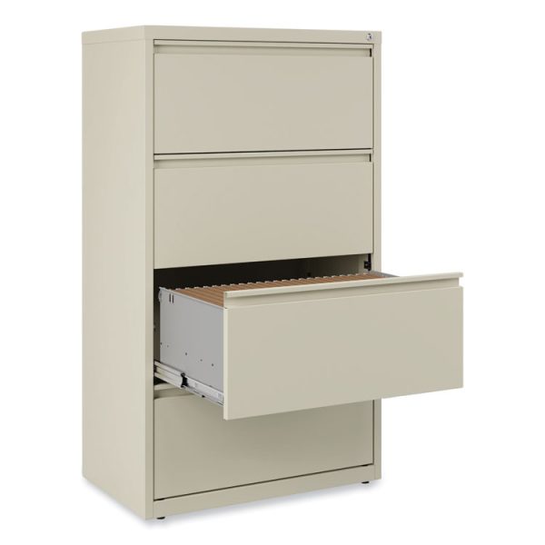 Lateral File, 4 Legal/Letter-Size File Drawers, Putty, 30" x 18.63" x 52.5" - Image 5
