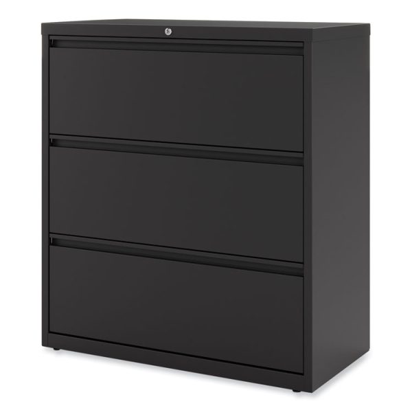 Lateral File, 3 Legal/Letter/A4/A5-Size File Drawers, Black, 36" x 18.63" x 40.25" - Image 8