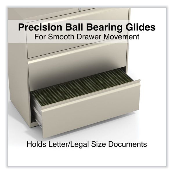 Lateral File, 3 Legal/Letter/A4/A5-Size File Drawers, Putty, 36" x 18.63" x 40.25" - Image 3