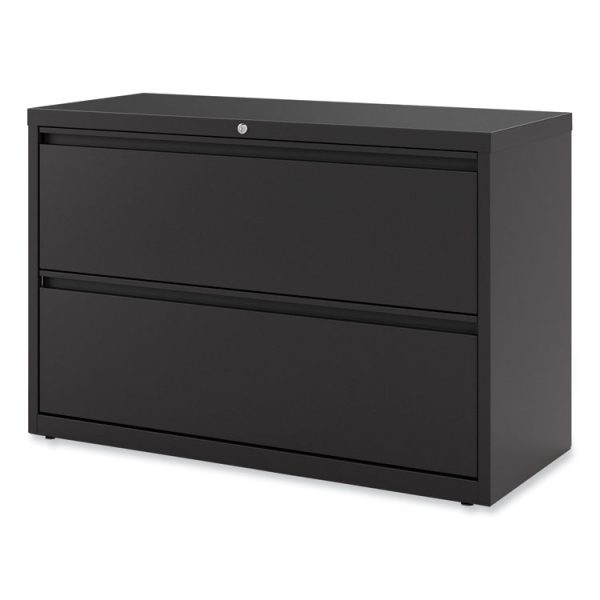 Lateral File, 2 Legal/Letter-Size File Drawers, Black, 42" x 18.63" x 28" - Image 7