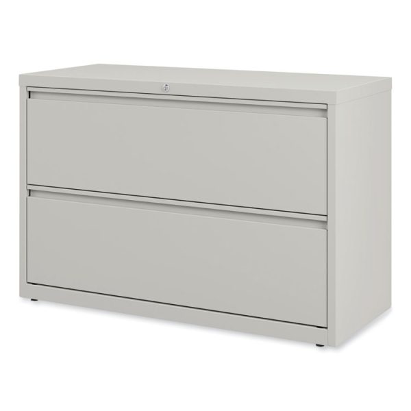 Lateral File, 2 Legal/Letter-Size File Drawers, Light Gray, 42" x 18.63" x 28" - Image 8