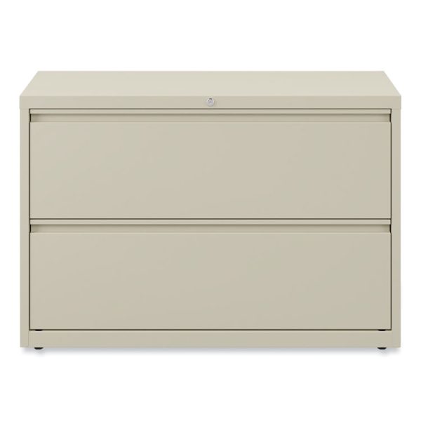 Lateral File, 2 Legal/Letter-Size File Drawers, Putty, 42" x 18.63" x 28" - Image 9