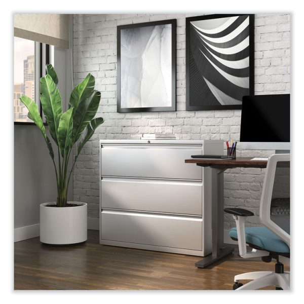 Lateral File, 3 Legal/Letter/A4/A5-Size File Drawers, Light Gray, 42" x 18.63" x 40.25" - Image 7