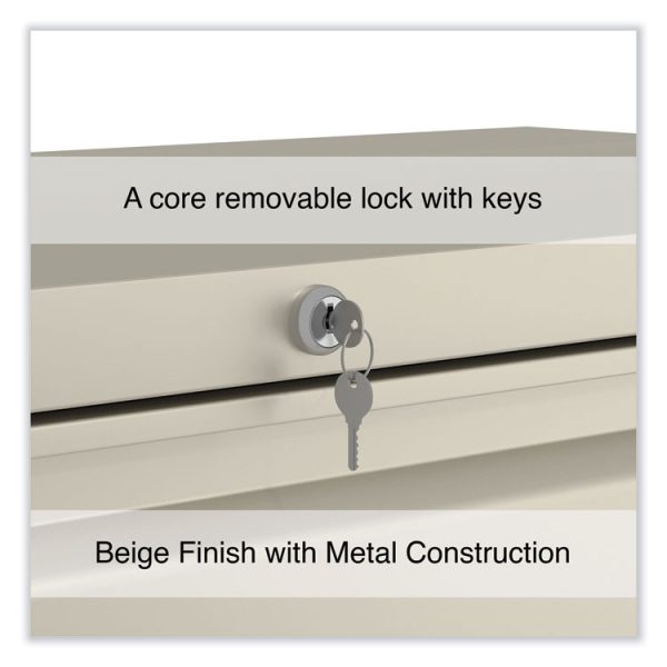 Lateral File, 3 Legal/Letter/A4/A5-Size File Drawers, Putty, 42" x 18.63" x 40.25" - Image 4