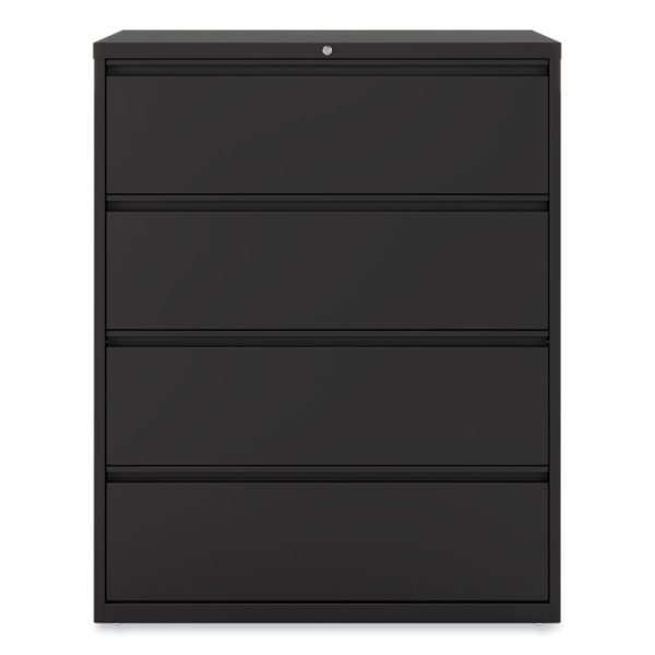 Lateral File, 4 Legal/Letter-Size File Drawers, Black, 42" x 18.63" x 52.5" - Image 9