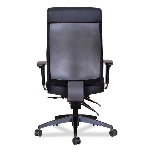 Alera Wrigley Series High Performance High-Back Multifunction Task Chair, Supports 275 Lb, 18.7" To 22.24" Seat Height, Black - Image 7