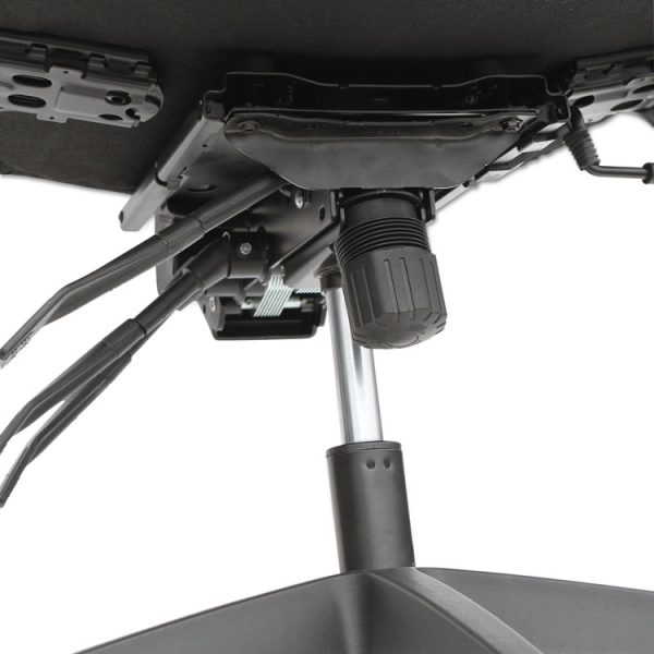Alera Wrigley Series High Performance Mid-Back Multifunction Task Chair, Supports 275 Lb, 17.91" To 21.88" Seat Height, Black - Image 3