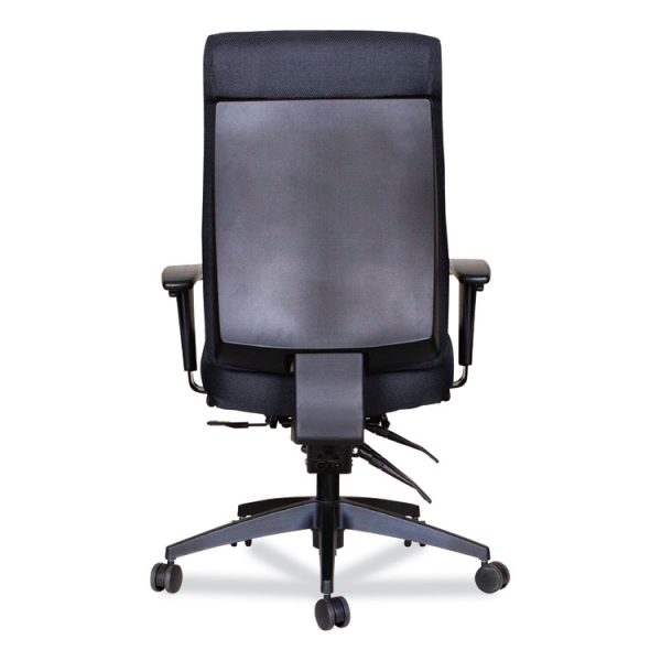 Alera Wrigley Series High Performance High-Back Synchro-Tilt Task Chair, Supports 275 Lb, 17.24" To 20.55" Seat Height, Black - Image 6