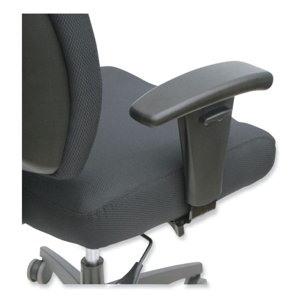 Alera Wrigley Series High Performance Mid-Back Synchro-Tilt Task Chair, Supports 275 Lb, 17.91" To 21.88" Seat Height, Black - Image 7