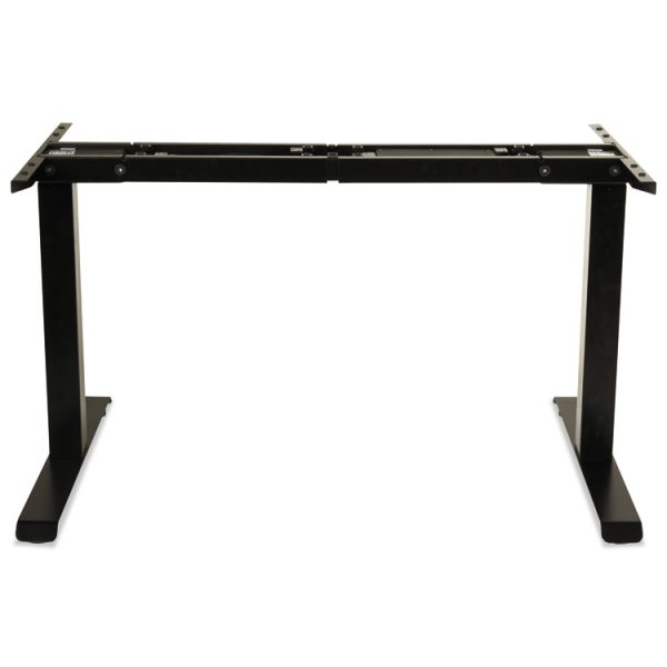 AdaptivErgo Sit-Stand Two-Stage Electric Height-Adjustable Table Base, 48.06" x 24.35" x 27.5" to 47.2", Black - Image 3