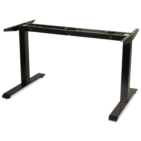 AdaptivErgo Sit-Stand Two-Stage Electric Height-Adjustable Table Base, 48.06" x 24.35" x 27.5" to 47.2", Black - Image 4