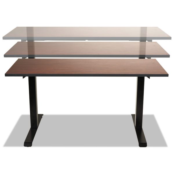 AdaptivErgo Sit-Stand Two-Stage Electric Height-Adjustable Table Base, 48.06" x 24.35" x 27.5" to 47.2", Black - Image 5