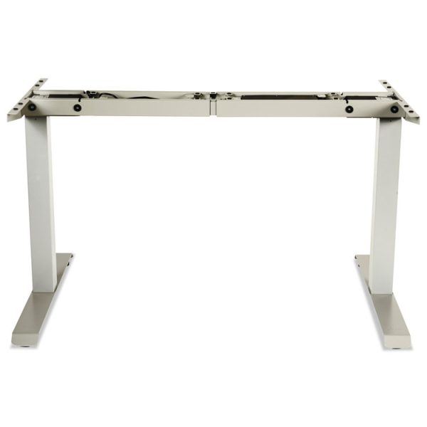 AdaptivErgo Sit-Stand Two-Stage Electric Height-Adjustable Table Base, 48.06" x 24.35" x 27.5" to 47.2", Gray - Image 3