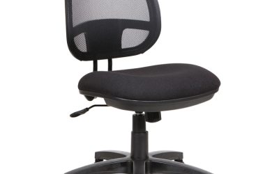 Alera Interval Series Swivel/tilt Mesh Chair, Supports Up To 275 Lb, 18.3″ To 23.42″ Seat Height, Black