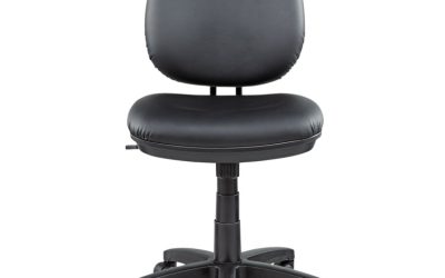 Alera Interval Series Swivel/tilt Task Chair, Bonded Leather Seat/back, Up To 275 Lb, 18.11″ To 23.22″ Seat Height, Black