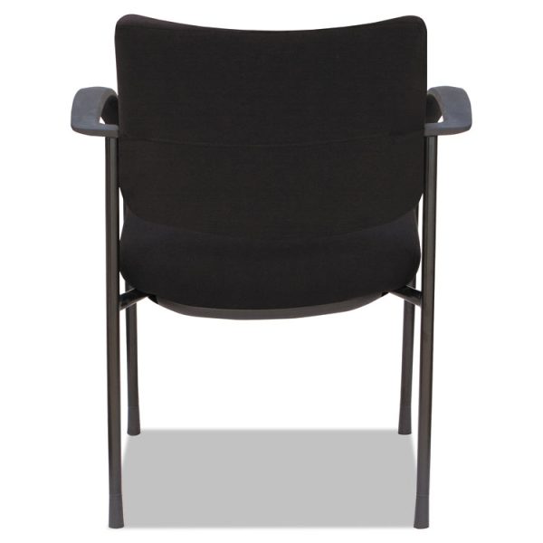 Alera IV Series Fabric Back/Seat Guest Chairs, 24.8" x 22.83" x 32.28", Black Seat, Black Back, Black Base, 2/Carton - Image 4