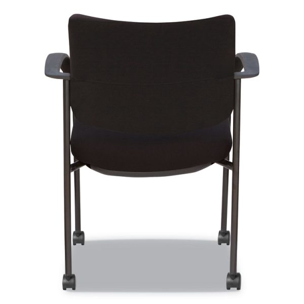 Alera IV Series Fabric Back/Seat Guest Chairs, 24.8" x 22.83" x 32.28", Black Seat, Black Back, Black Base, 2/Carton - Image 7