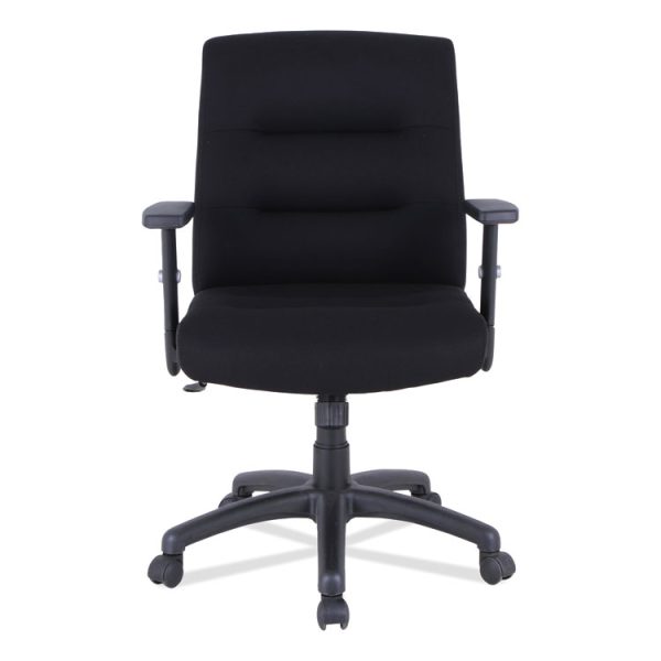 Alera Kesson Series Petite Office Chair, Supports Up To 300 Lb, 17.71" To 21.65" Seat Height, Black - Image 6