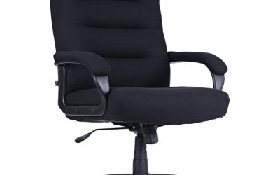 Alera Kesson Series High-Back Office Chair, Supports Up to 300 lb, 19.21″ to 22.7″ Seat Height, Black