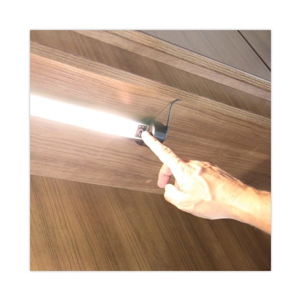 Under Cabinet LED Strip Lamp, 24w x 2d x 2.88h, Black - Image 5