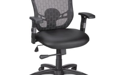 Alera Linhope Chair, Supports Up to 275 lb, Black Seat/Back, Black Base
