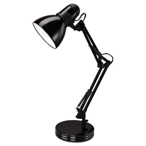 Architect Desk Lamp, Adjustable Arm, 6.75w x 11.5d x 22h, Black - Image 2
