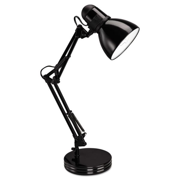 Architect Desk Lamp, Adjustable Arm, 6.75w x 11.5d x 22h, Black - Image 3