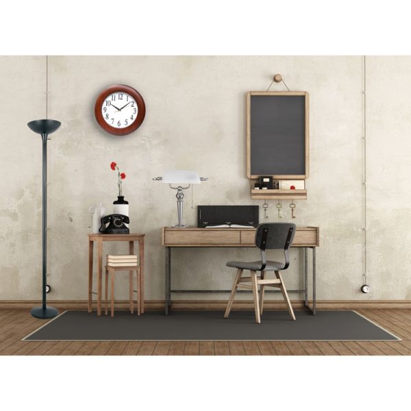 Torchier Floor Lamp, 12.5w x 12.5d x 72h, Matte Black - Image 3