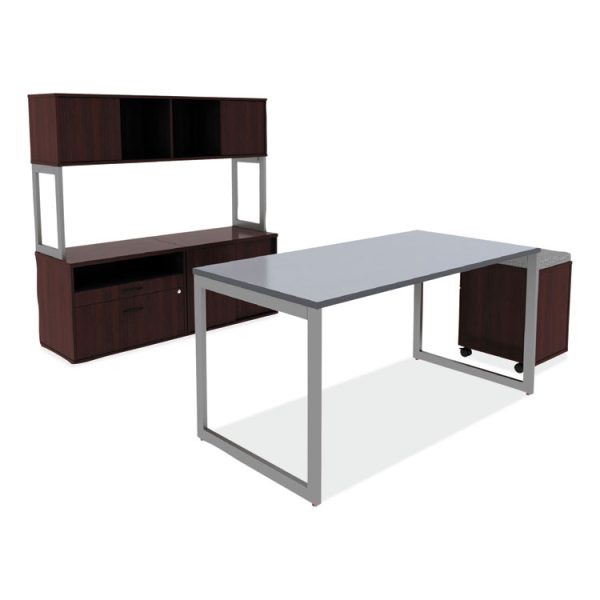 Alera Open Office Low Storage Cab Cred, 29.5w x 19.13d x 22.78h, Mahogany - Image 10