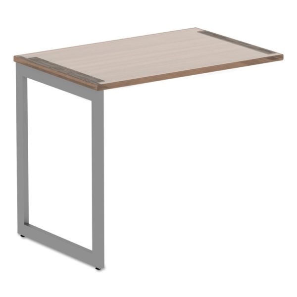 Alera Open Office Series O-Leg Return Base, Fully Adjustable, 36 to 70.78w x 23.38d x 28.5h, Silver - Image 6