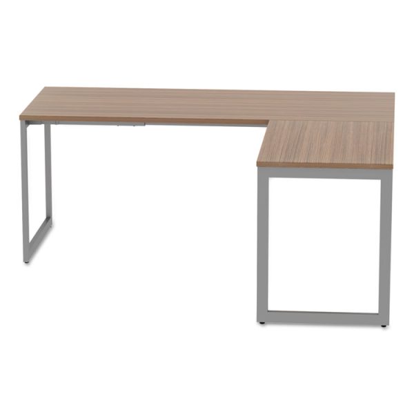 Alera Open Office Series O-Leg Return Base, Fully Adjustable, 36 to 70.78w x 23.38d x 28.5h, Silver - Image 10