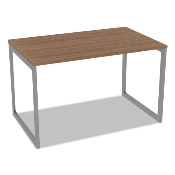 Alera Open Office Desk Series Adjustable O-Leg Desk Base, 47.25 to 70.78w x 29.5d x 28.5h, Silver - Image 6