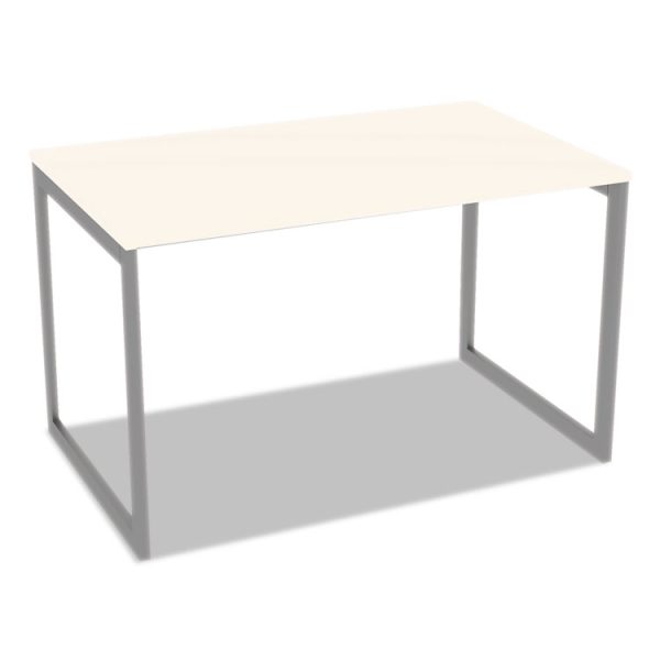 Alera Open Office Desk Series Adjustable O-Leg Desk Base, 47.25 to 70.78w x 29.5d x 28.5h, Silver - Image 7