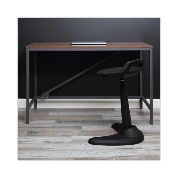 Industrial Series Table Desk, 47.25" X 23.63" X 29.5", Modern Walnut - Image 7
