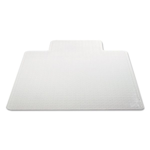 Occasional Use Studded Chair Mat For Flat Pile Carpet, 36 X 48, Lipped, Clear - Image 8