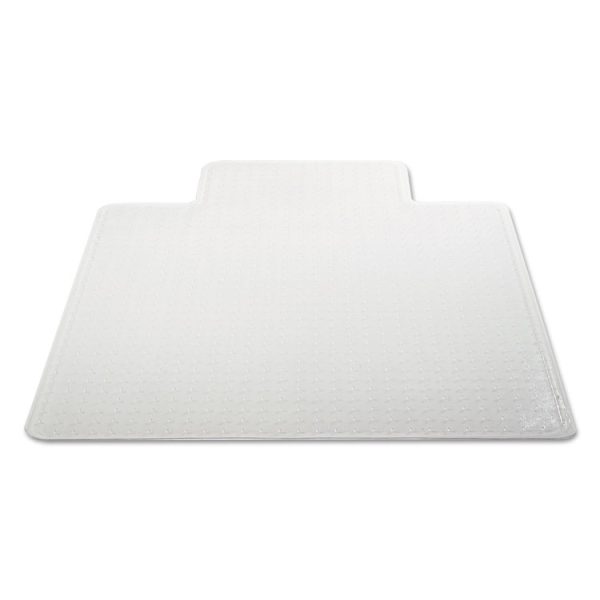 Moderate Use Studded Chair Mat For Low Pile Carpet, 45 X 53, Wide Lipped, Clear - Image 6