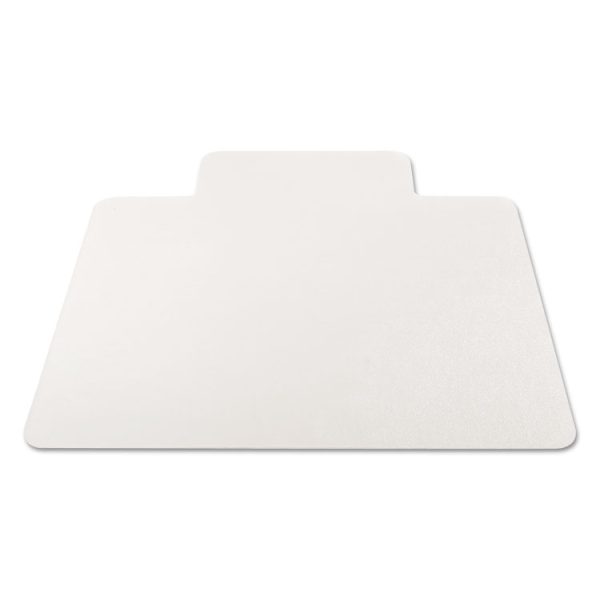 All Day Use Non-Studded Chair Mat For Hard Floors, 45 X 53, Wide Lipped, Clear - Image 8