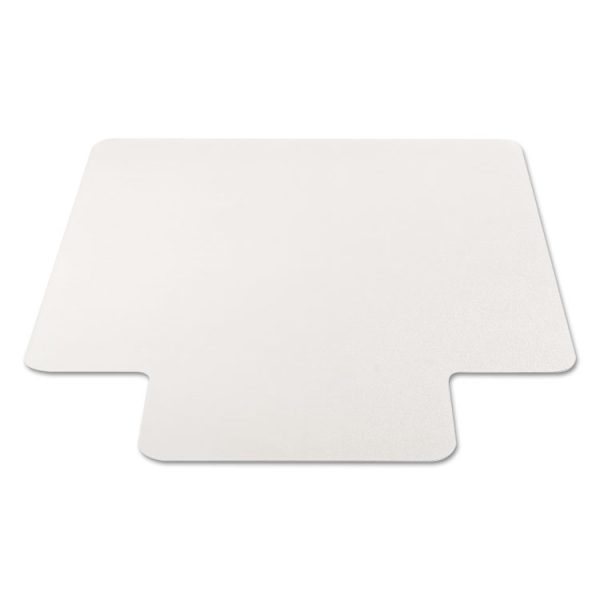 All Day Use Non-Studded Chair Mat For Hard Floors, 45 X 53, Wide Lipped, Clear - Image 9