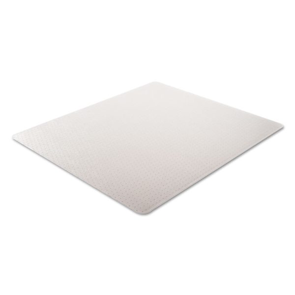 Moderate Use Studded Chair Mat For Low Pile Carpet, 46 X 60, Rectangular, Clear - Image 5